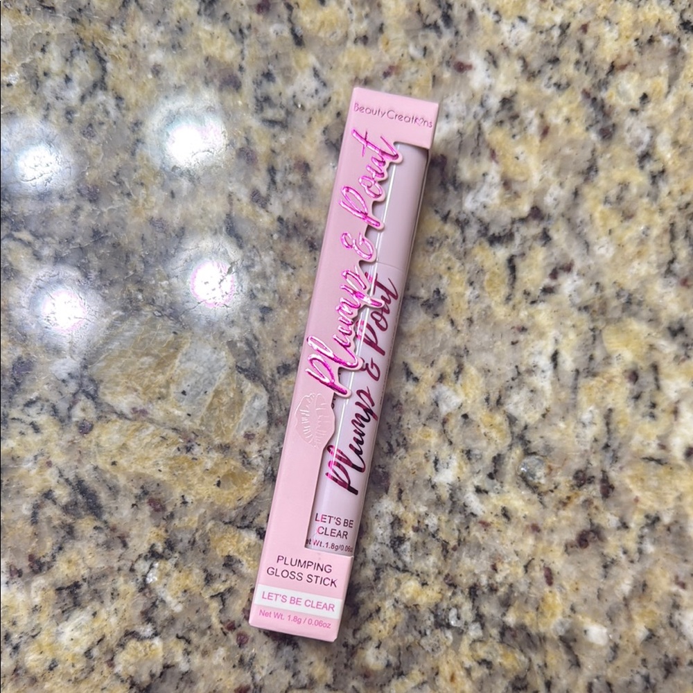 Beauty Creations Plump & Pout Plumping Gloss Stick - Let's Be Clear 1.8g/ 0.06oz